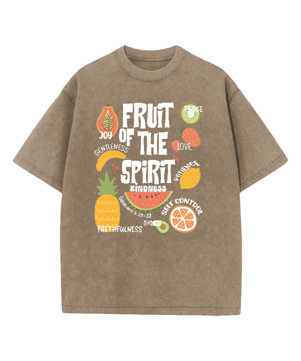 Fruit of the Spirit Washed Christian T-shirt Style001 Hoodie, Sweatshirt | CiraTrend.com (Image 5)
