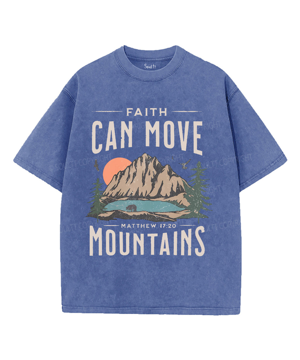 Faith Can Move Unisex Washed Christian T-shirt Style001 Hoodie, Sweatshirt | CiraTrend.com (Image 5)