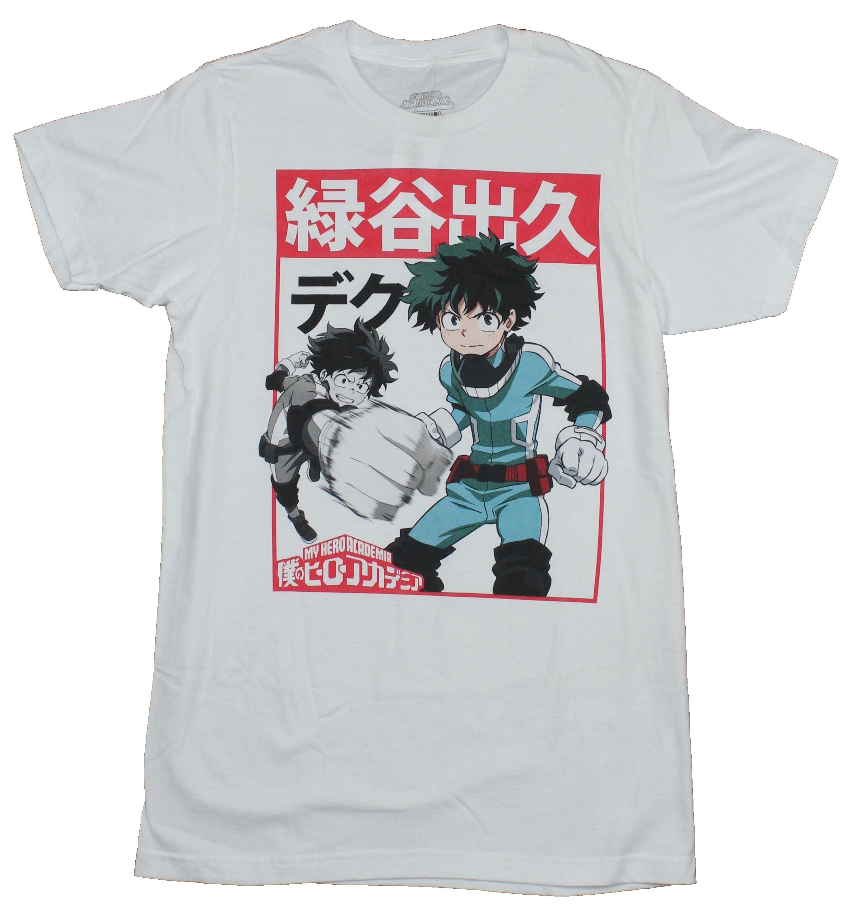 My Hero Academia Mens  T-Shirt -  Deku Izuku Midoriya Colorful Collage Hoodie, Sweatshirt | CiraTrend.com