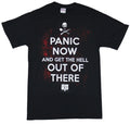 Walking Dead Mens T-Shirt - Panic Now and Get the Hell Out of there Image Hoodie, Sweatshirt | CiraTrend.com