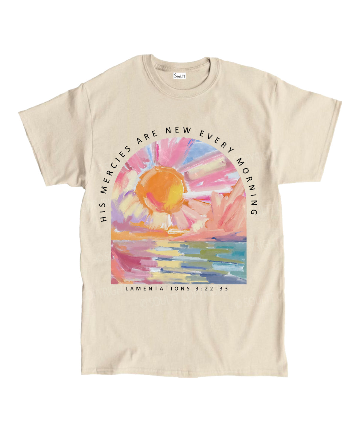 His Mercies Are New Unisex Cotton Christian T-Shirt Style001 Hoodie, Sweatshirt | CiraTrend.com (Image 1)
