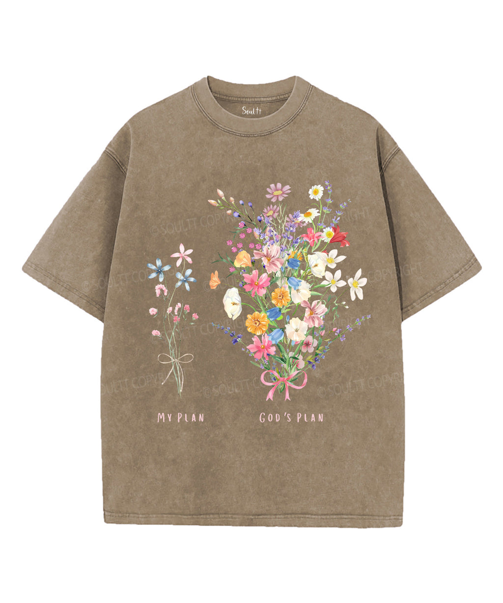 My PlanÃ¯Â¼Å“God Plan Unisex Washed Christian T-shirt Hoodie, Sweatshirt | CiraTrend.com (Image 5)