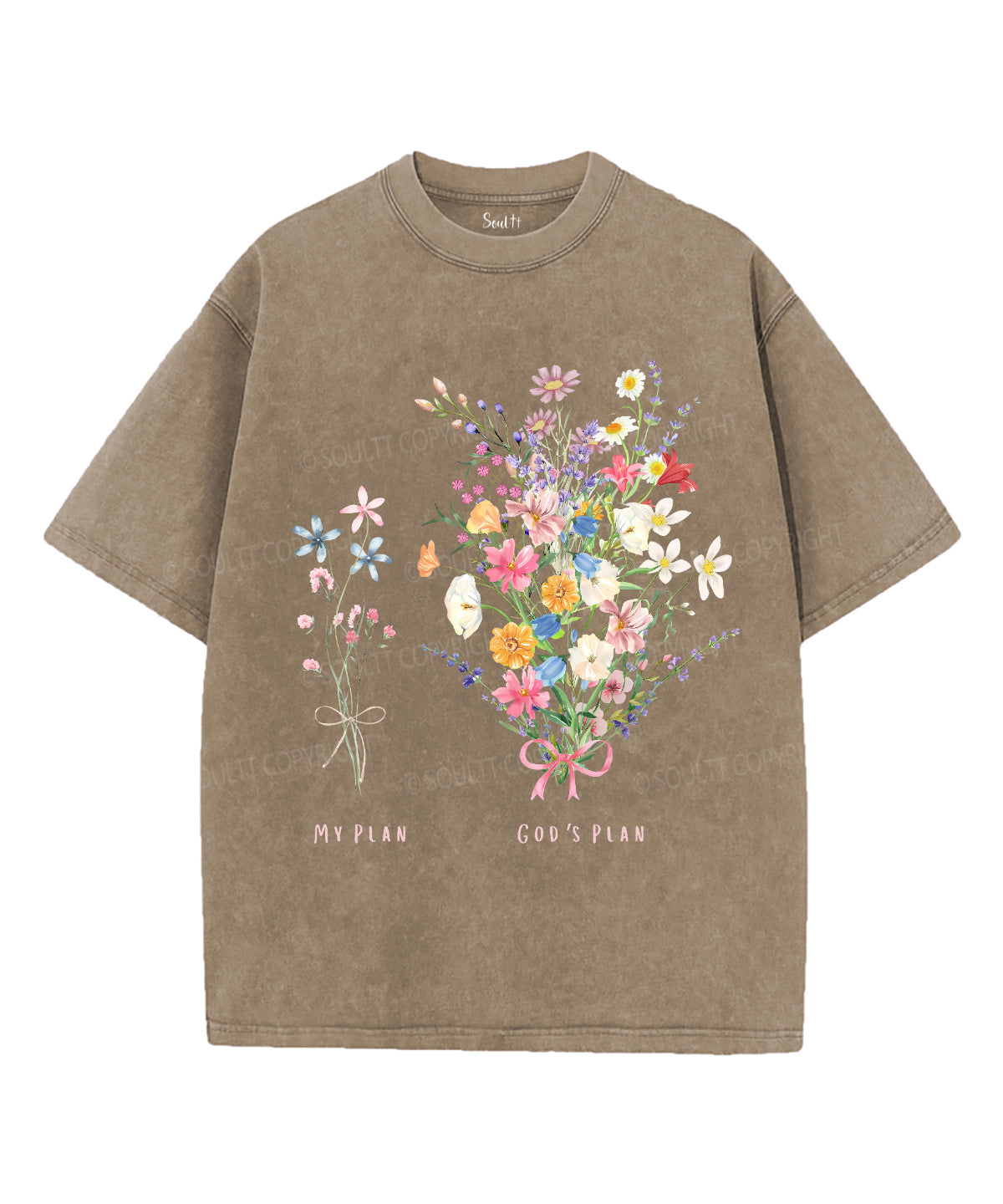My PlanÃ¯Â¼Å“God Plan Unisex Washed Christian T-shirt Hoodie, Sweatshirt | CiraTrend.com (Image 5)