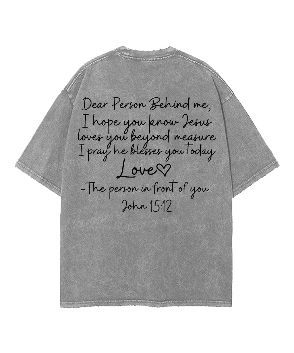 Love Like Jesus Double Sided Unisex Washed Christian T-shirt Style003 Hoodie, Sweatshirt | CiraTrend.com (Image 2)