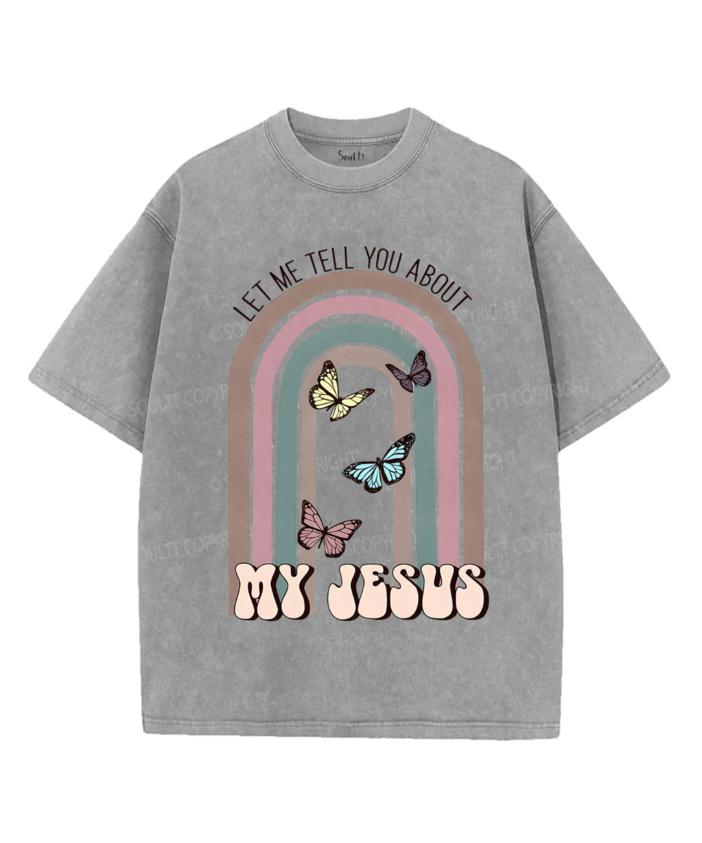 My Jesus Unisex Washed Christian T-shirt Hoodie, Sweatshirt | CiraTrend.com (Image 2)