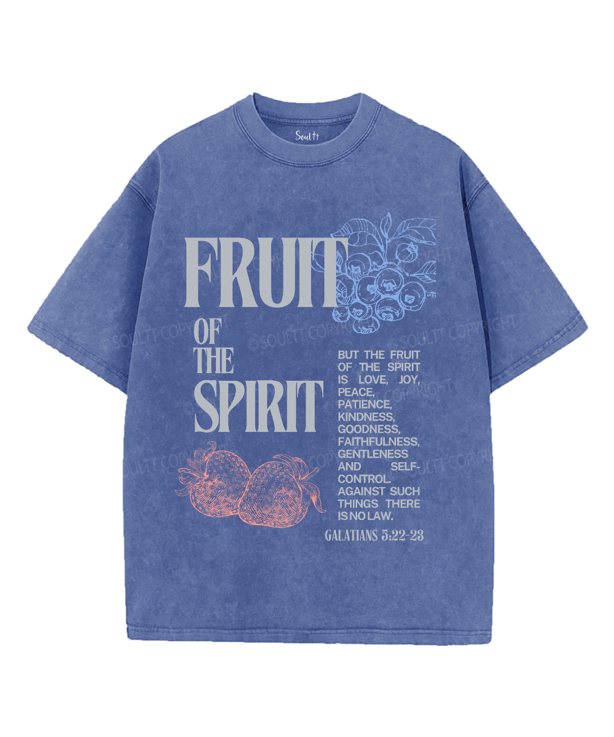 Fruit Spirit Washed Christian Style014 T-Shirts, Hoodie, Sweatshirt
