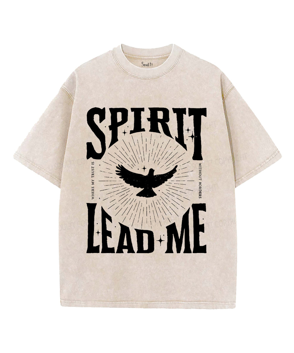 Spirit Lead Me Unisex Washed Christian T-shirt Style001 Hoodie, Sweatshirt | CiraTrend.com (Image 5)