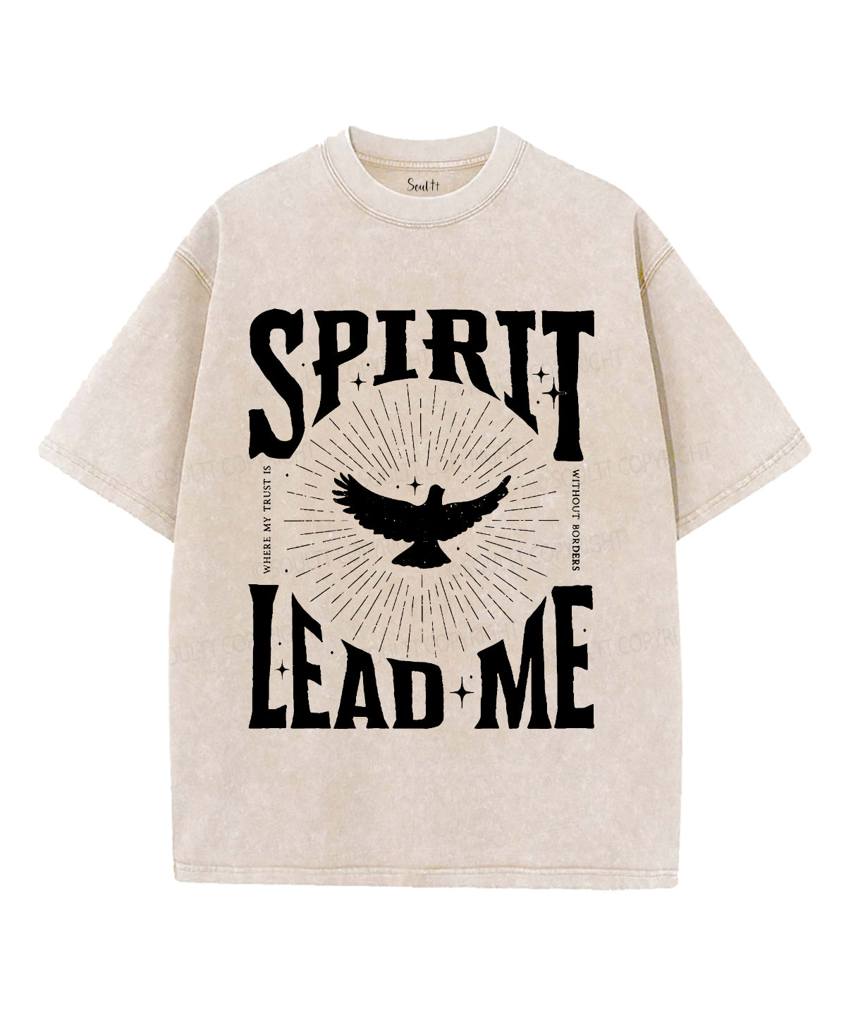 Spirit Lead Me Unisex Washed Christian T-shirt Style001 Hoodie, Sweatshirt | CiraTrend.com (Image 5)