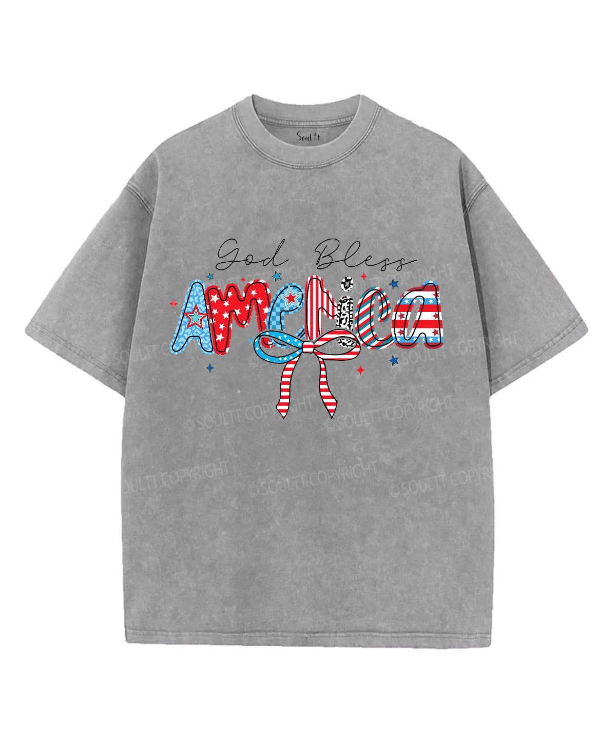God Bless America Washed Christian Style001 T-Shirts, Hoodie, Sweatshirt