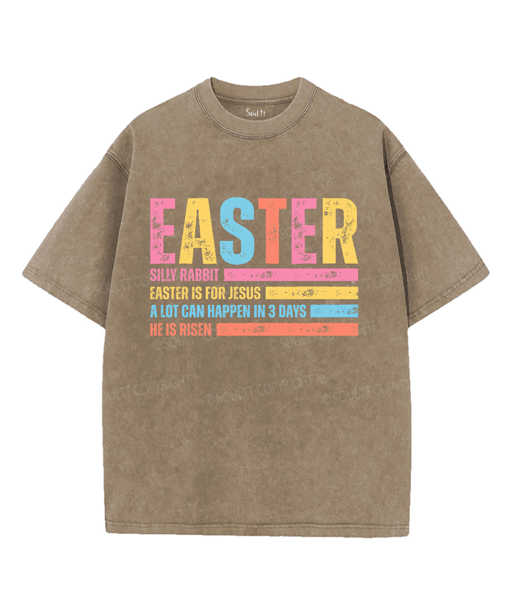 Easter Is For Jesus Unisex Washed Christian T-shirt Hoodie, Sweatshirt | CiraTrend.com (Image 5)