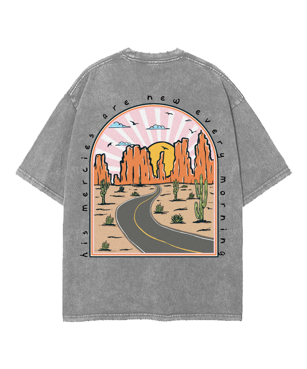 His Mercies Are New Double Sided Unisex Washed Christian T-shirt Style007 Hoodie, Sweatshirt | CiraTrend.com (Image 5)