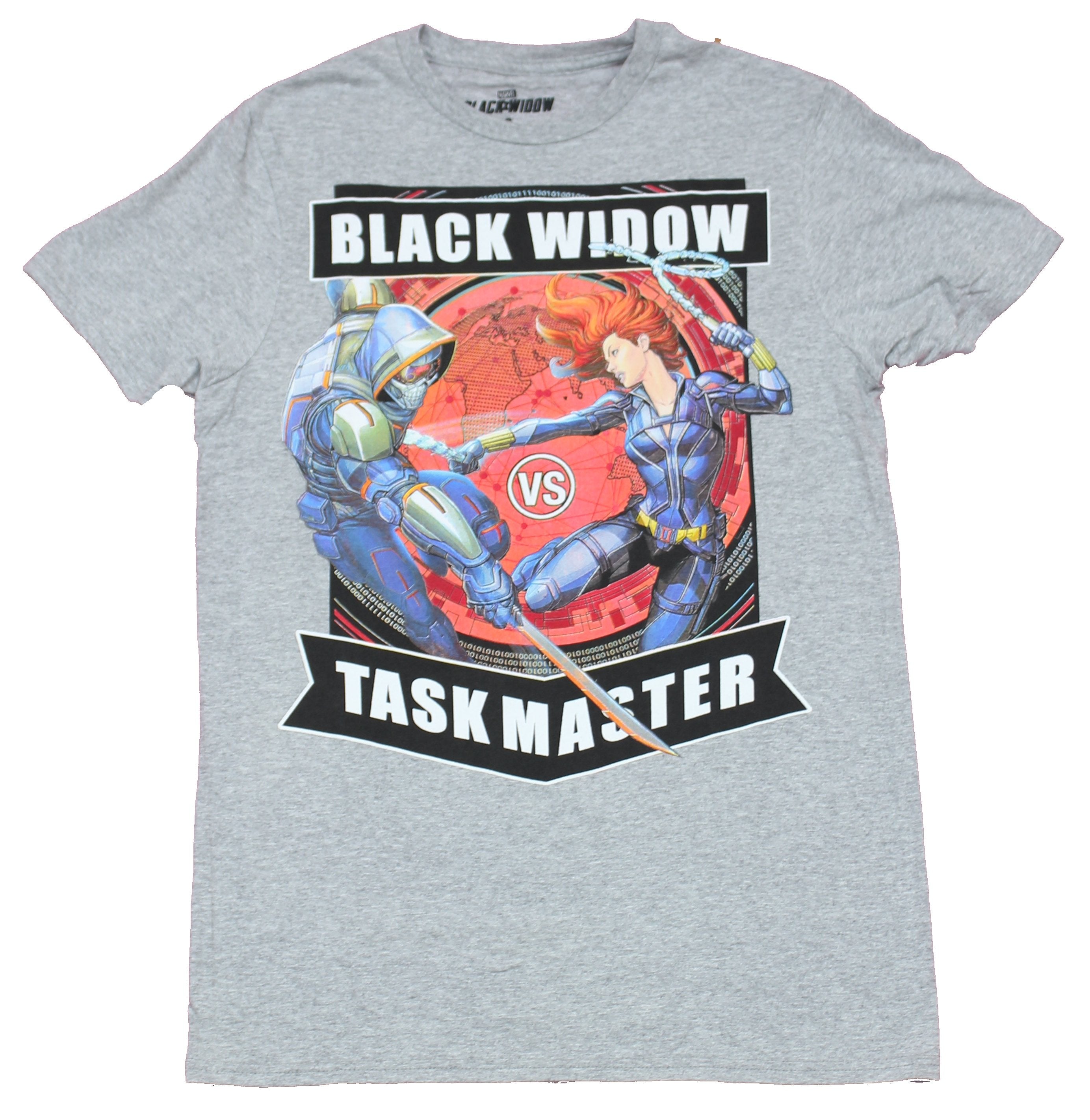 Black Widow Mens T-Shirt - Vs. The Taskmaster Fight Poster Style Image Hoodie, Sweatshirt | CiraTrend.com