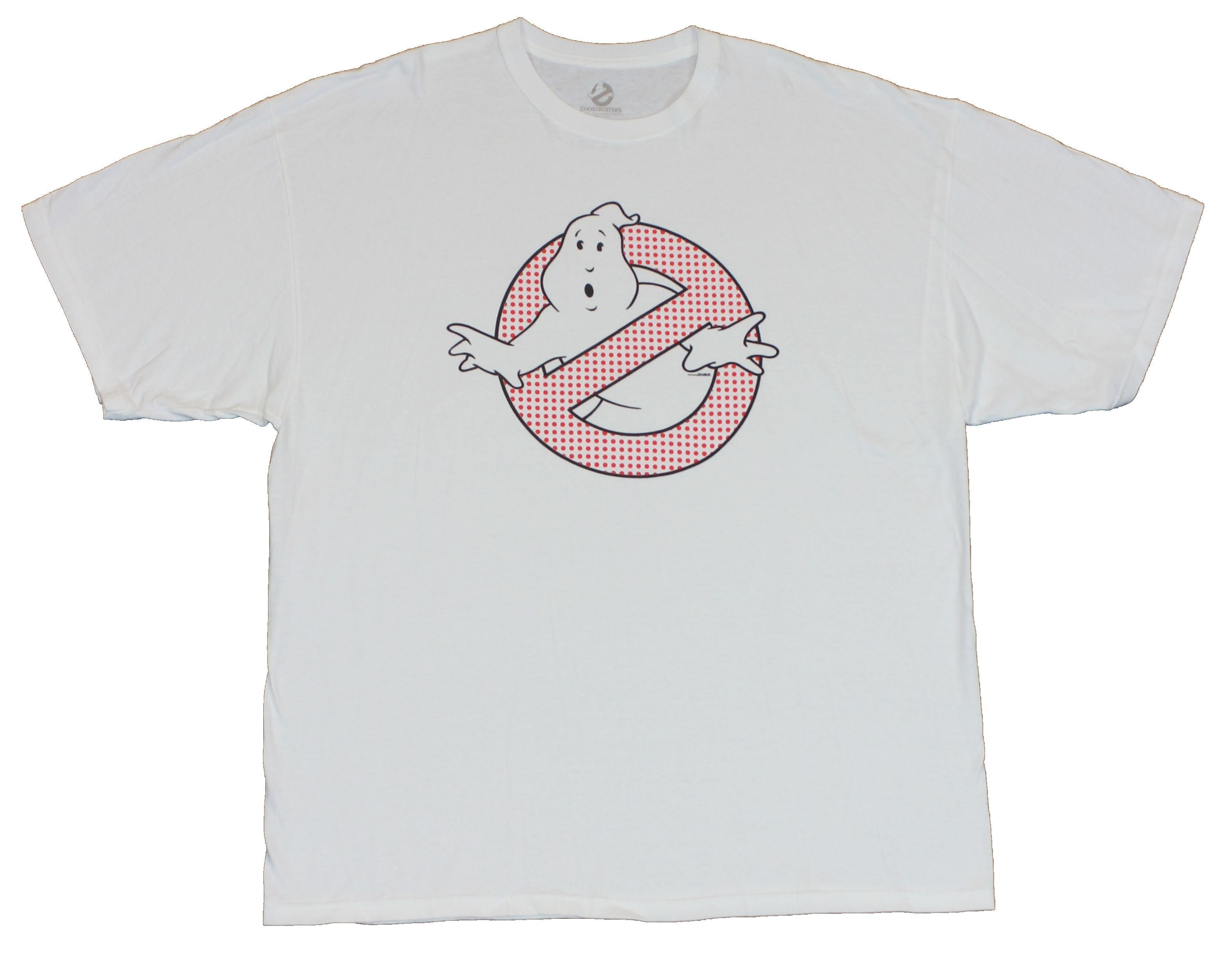 Ghostbusters (Ghost Busters) Mens T-Shirt  - Dotted No Ghost Logo Image Hoodie, Sweatshirt | CiraTrend.com