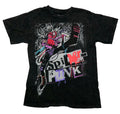Spider-Punk  Mens T-Shirt - Splits Guitar Over Graffiti Name Stone Washed Hoodie, Sweatshirt | CiraTrend.com