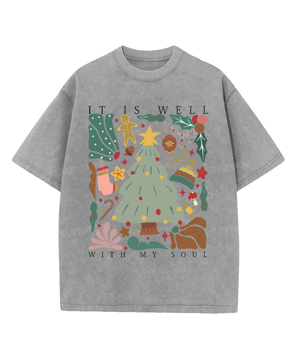 It Is Well With My Soul Washed Christian T-shirt Style019 Hoodie, Sweatshirt | CiraTrend.com (Image 3)