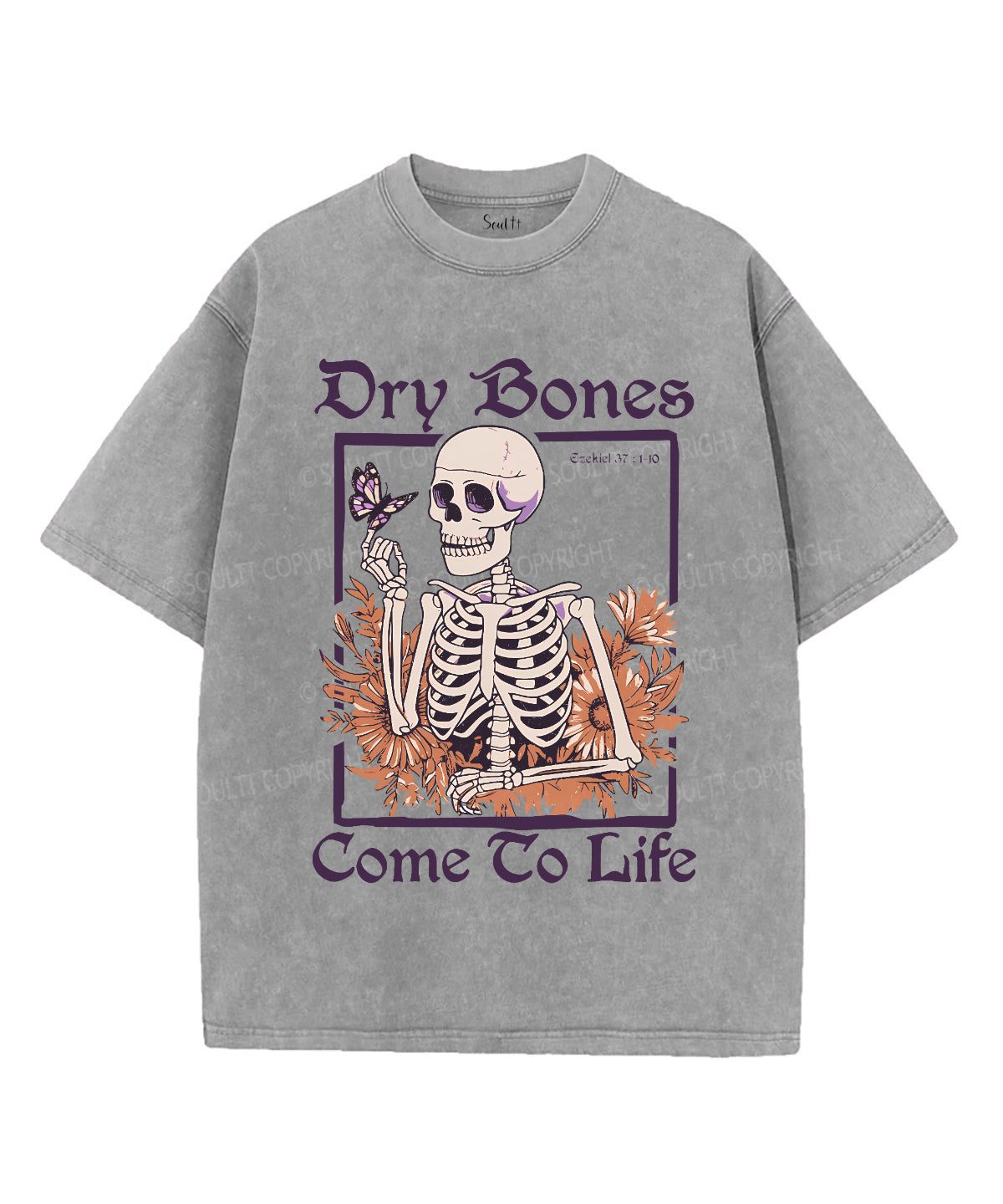 Dry Bones Come To Life Unisex Washed Christian T-shirt Style001 Hoodie, Sweatshirt | CiraTrend.com (Image 2)