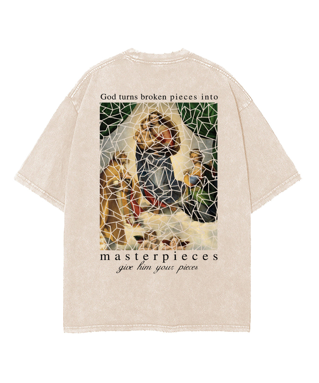 Adoration of the Magi God Turns Double Sided Washed Christian T-shirt Hoodie, Sweatshirt | CiraTrend.com (Image 3)