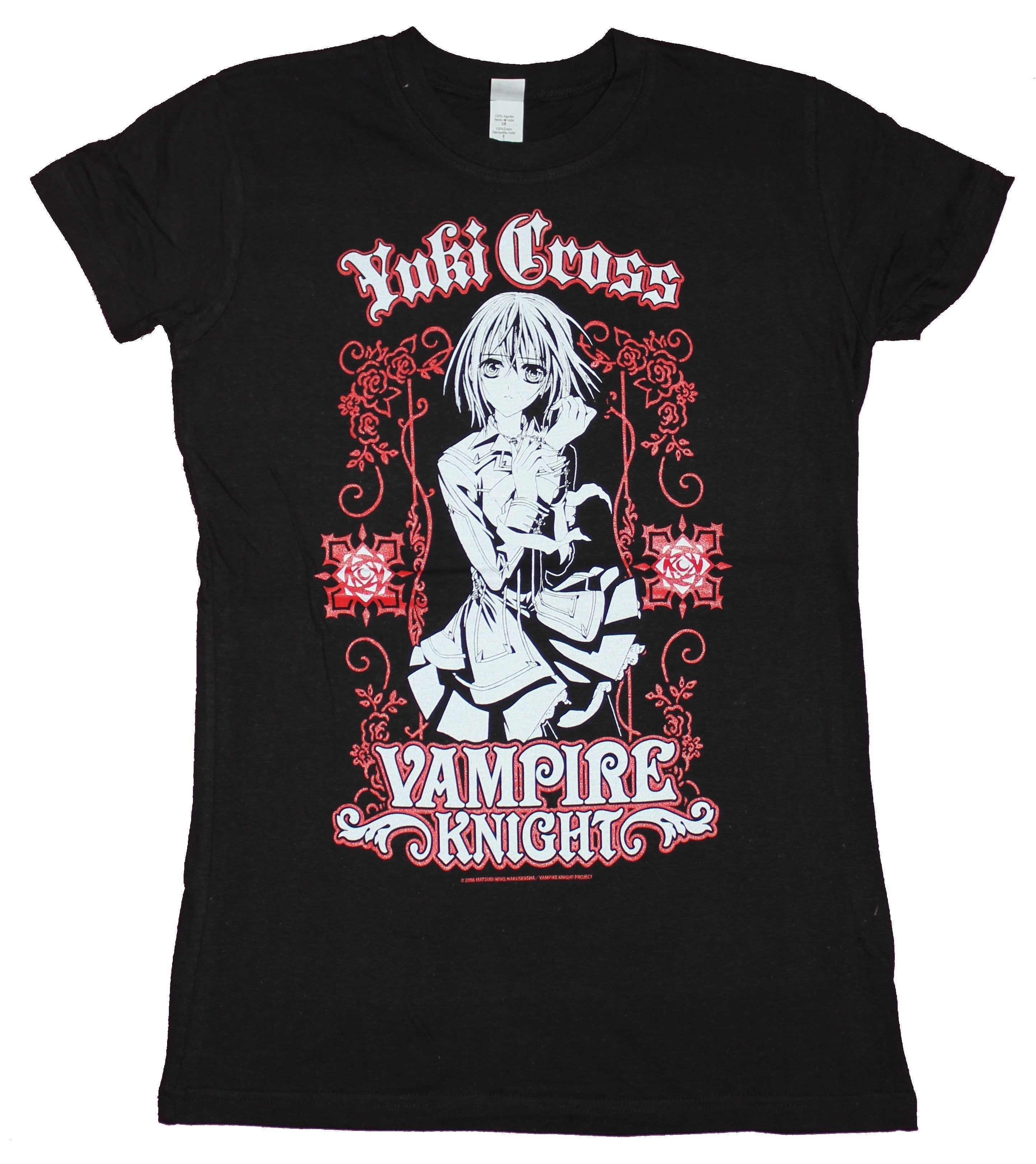Vampire Knight Girls Juniors T-shirt - Yuki Cross Ornate Character Image Hoodie, Sweatshirt | CiraTrend.com