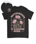Motherhood Is Kingdom Work Double Sided Unisex Cotton Christian T-Shirt Style004 Hoodie, Sweatshirt | CiraTrend.com (Image 1)