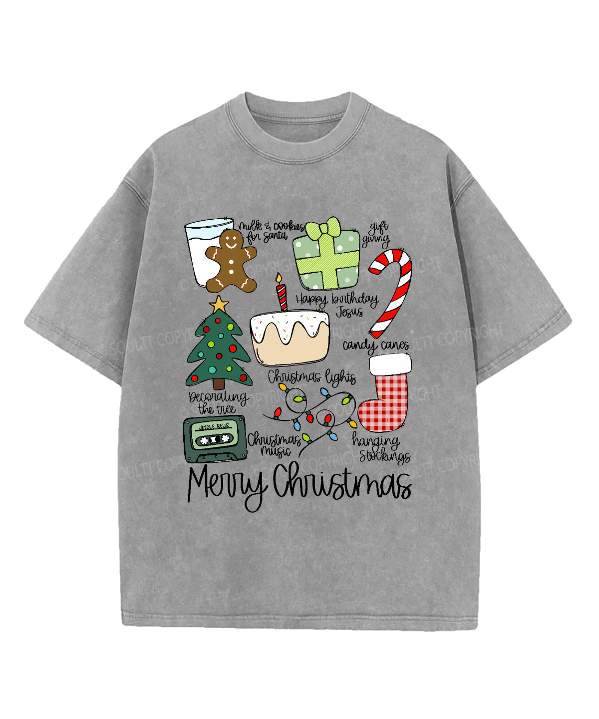 Merry Christmas Washed Christian T-shirt Style006 Hoodie, Sweatshirt | CiraTrend.com (Image 4)