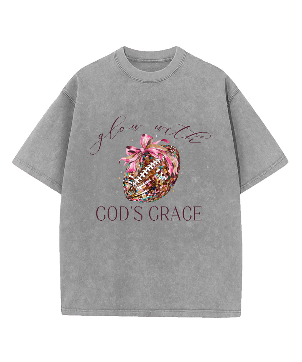 Glow God'S Grace Washed Christian T-Shirts, Hoodie, Sweatshirt