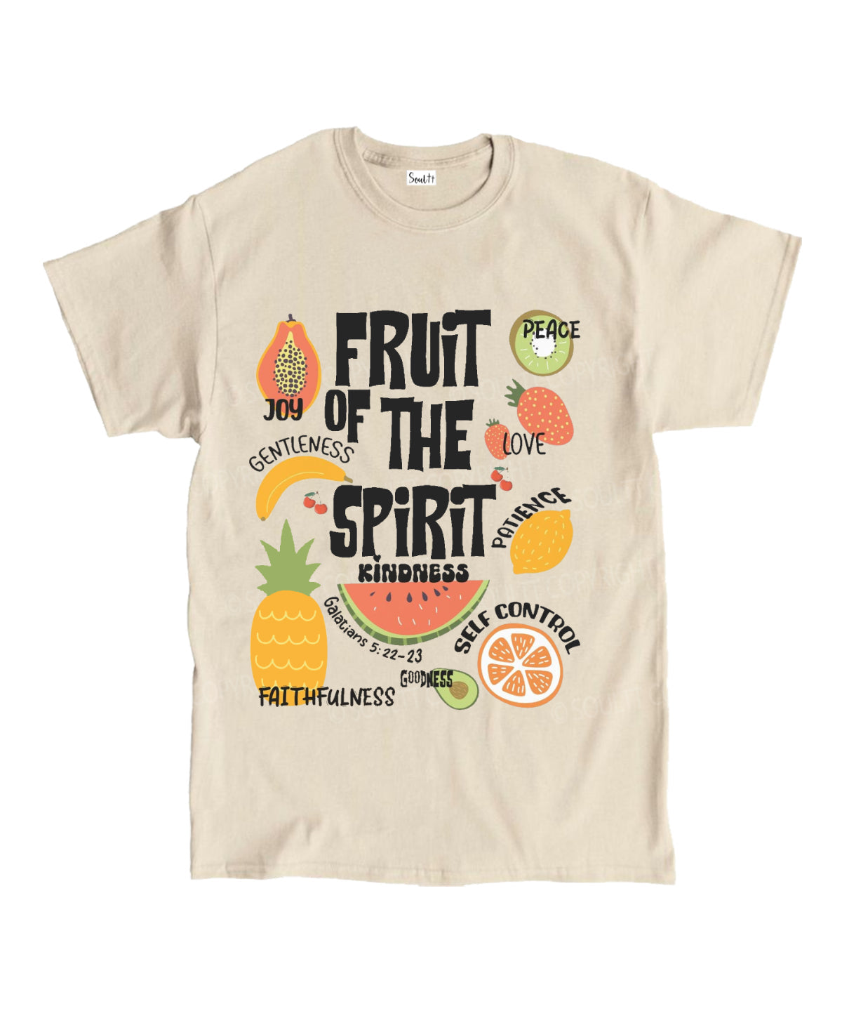 Fruit of the Spirit Unisex Cotton Christian T-Shirt Hoodie, Sweatshirt | CiraTrend.com (Image 4)