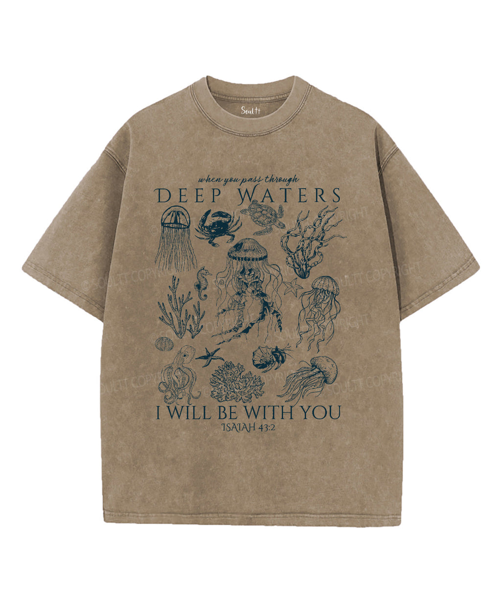 I Will Be With You Unisex Washed Christian T-shirt Style001 Hoodie, Sweatshirt | CiraTrend.com (Image 5)