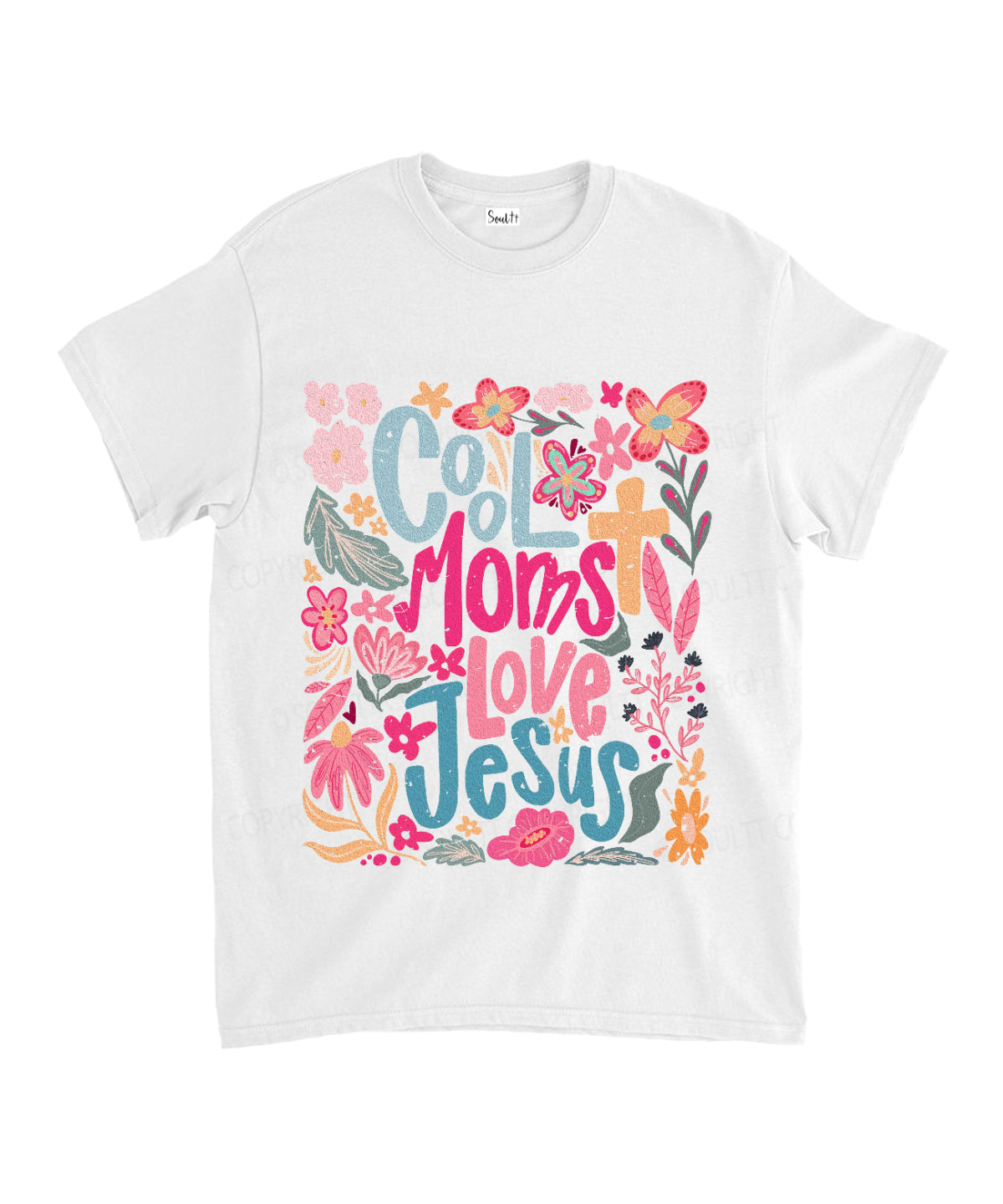 Cool Moms Love Jesus Cotton Christian T-Shirts, Hoodie, Sweatshirt