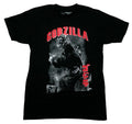 Godzilla  Mens T-Shirt - Black & White Classic Destruction Under Red Title Hoodie, Sweatshirt | CiraTrend.com