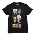 Hunter x Hunter Mens T-Shirt - Chibi Characters Over Name Hoodie, Sweatshirt | CiraTrend.com