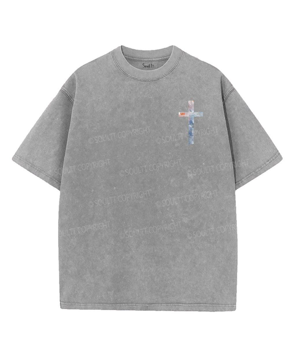 Be Still Double Sided Unisex Washed Christian T-shirt Hoodie, Sweatshirt | CiraTrend.com (Image 4)