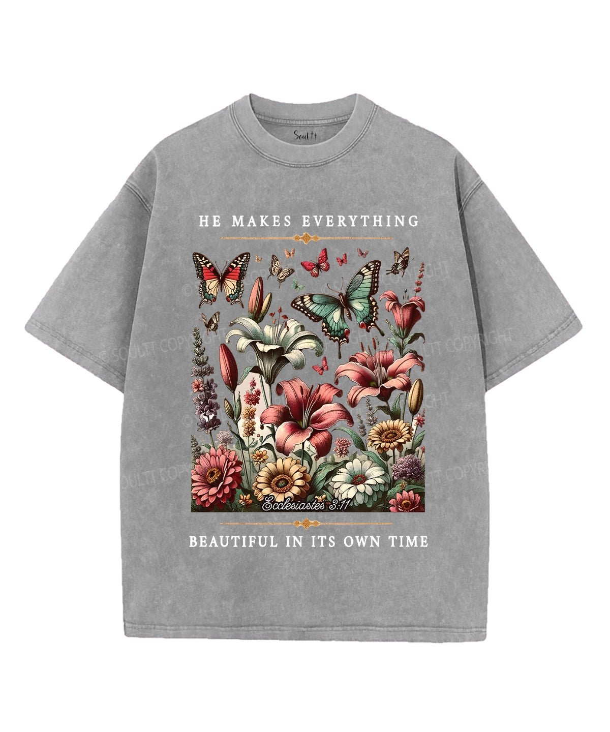 He Makes Everything Washed Christian T-Shirts, Hoodie, Sweatshirt