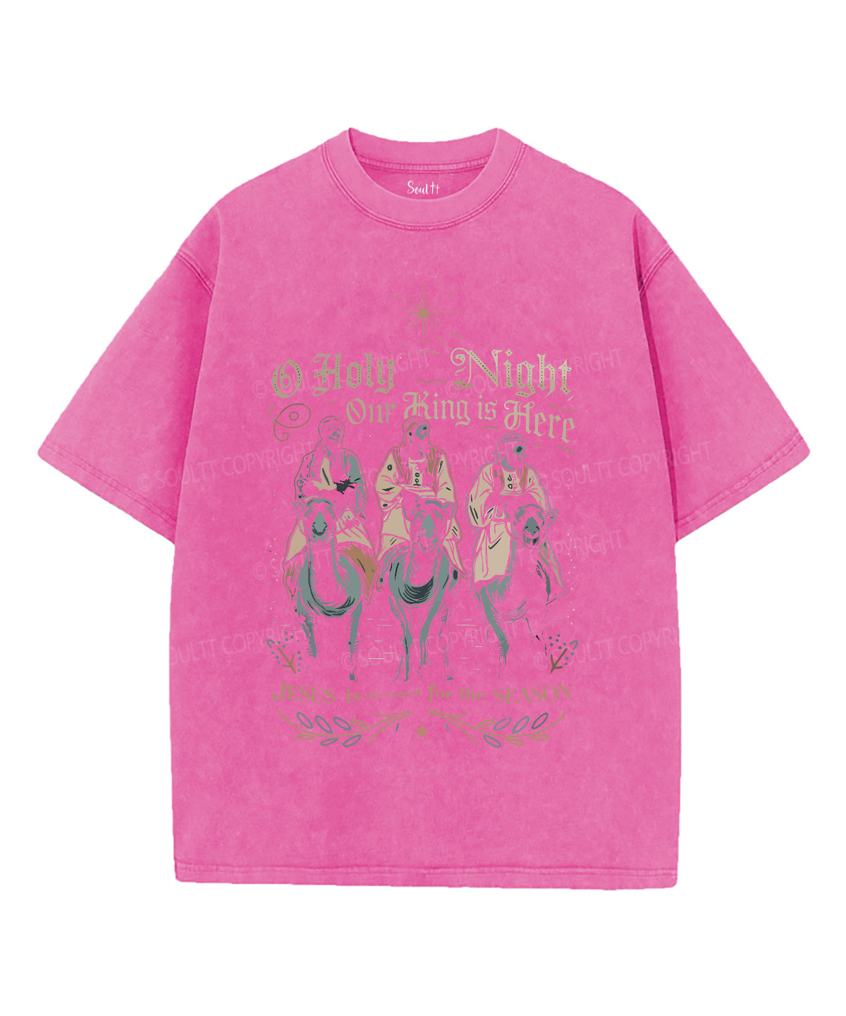 O Holy Night Washed Christian T-shirt Style003 Hoodie, Sweatshirt | CiraTrend.com (Image 2)