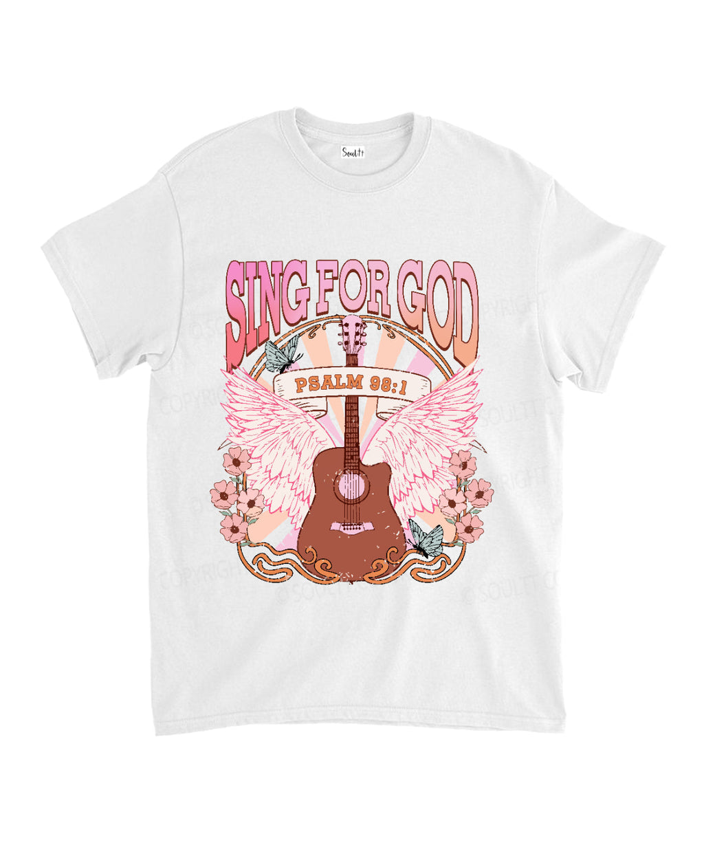 Sing For God Unisex Cotton Christian T-Shirt Hoodie, Sweatshirt | CiraTrend.com (Image 2)