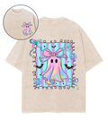 The Only Ghost Is Holy Ghost Double Sided Unisex Washed Christian T-shirt Hoodie, Sweatshirt | CiraTrend.com (Image 1)