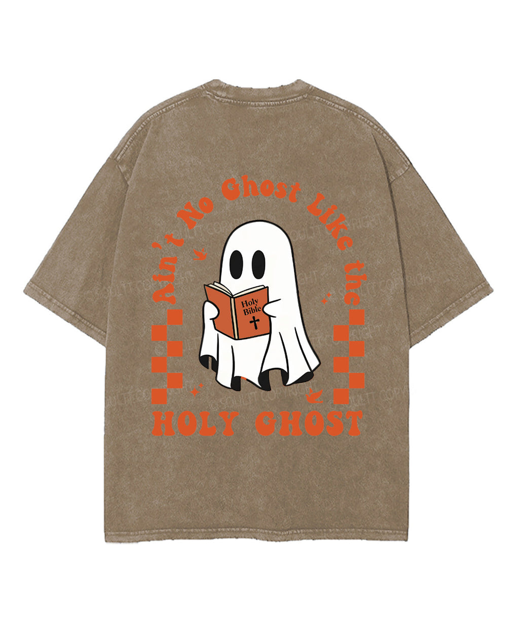 No Ghost Like Holy Ghost Double Sided Unisex Washed Christian T-shirt Hoodie, Sweatshirt | CiraTrend.com (Image 3)