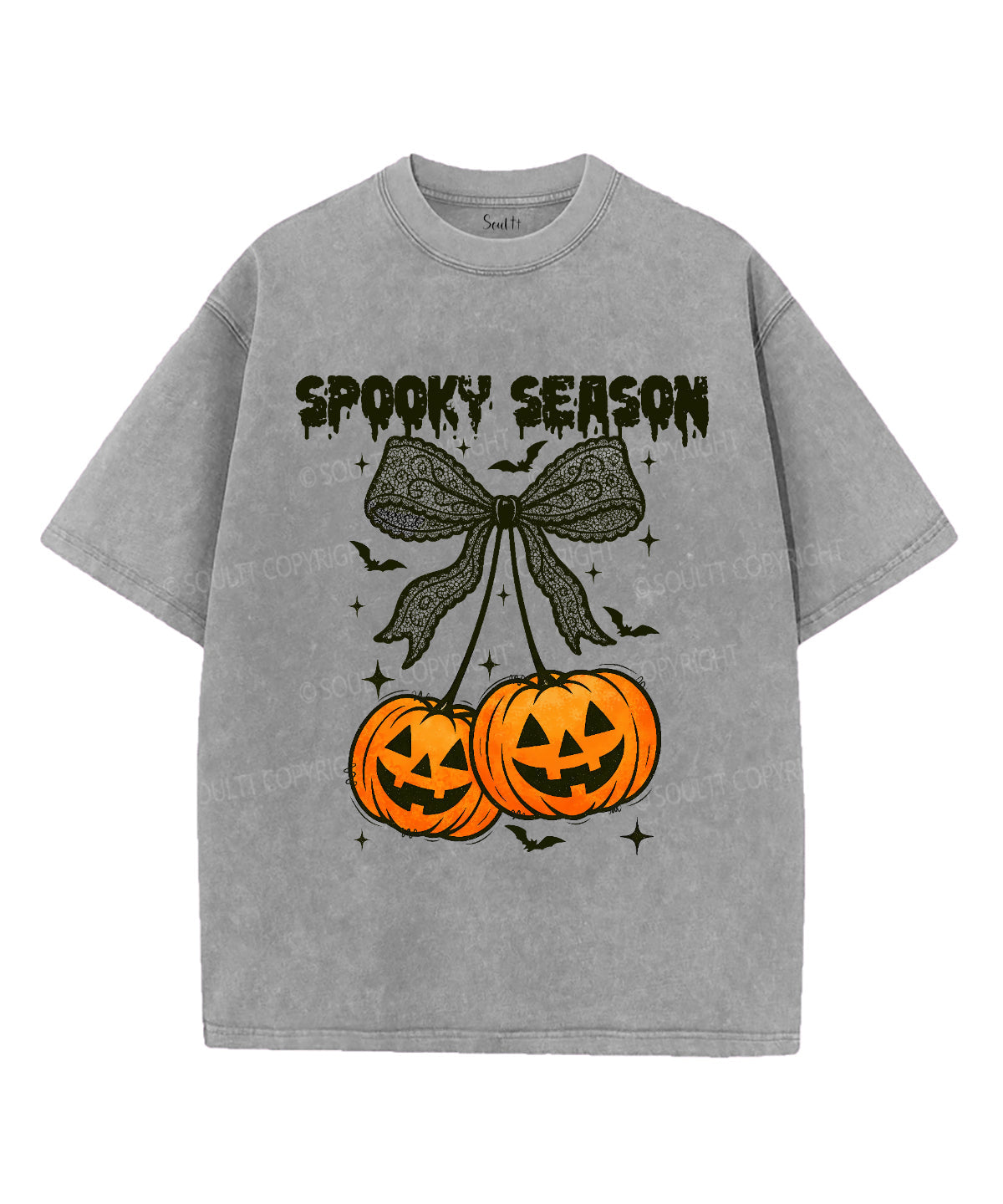 Spooky Season Unisex Washed Christian T-shirt Hoodie, Sweatshirt | CiraTrend.com (Image 3)