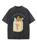 Give Him All Your Fishes & Loaves Unisex Washed Christian T-shirt Hoodie, Sweatshirt | CiraTrend.com (Image 1)