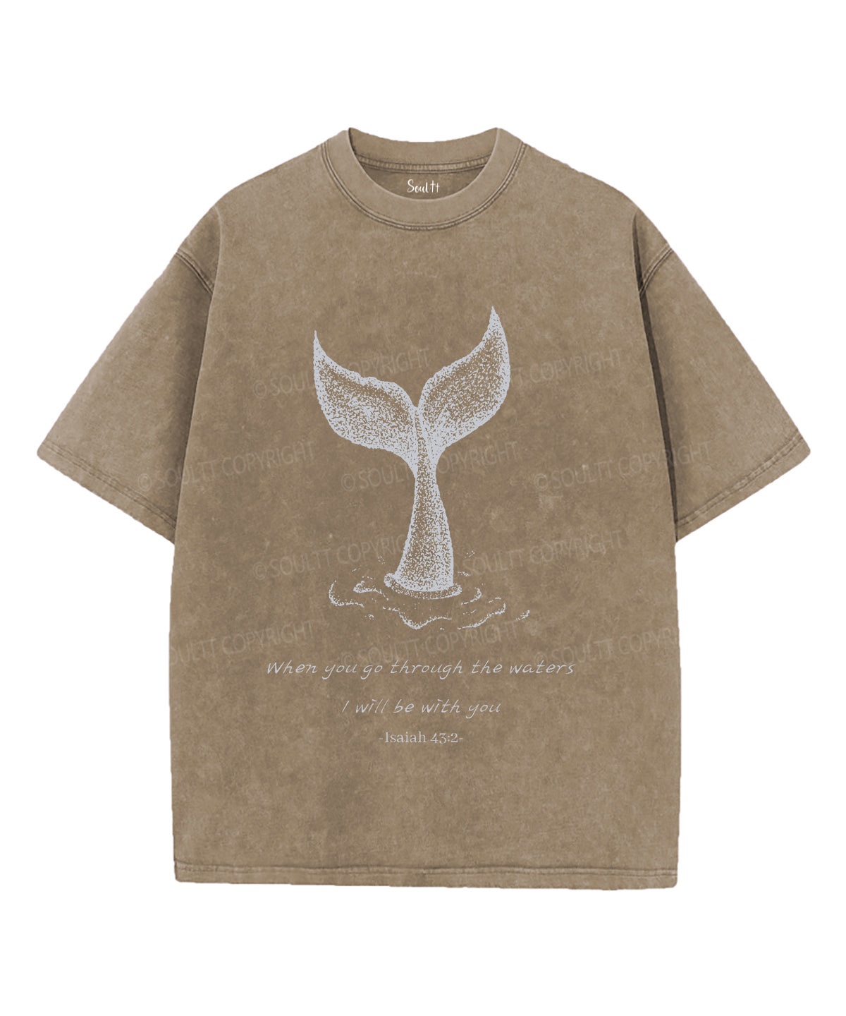 I Will Be With You Unisex Washed Christian T-shirt Style004 Hoodie, Sweatshirt | CiraTrend.com (Image 5)