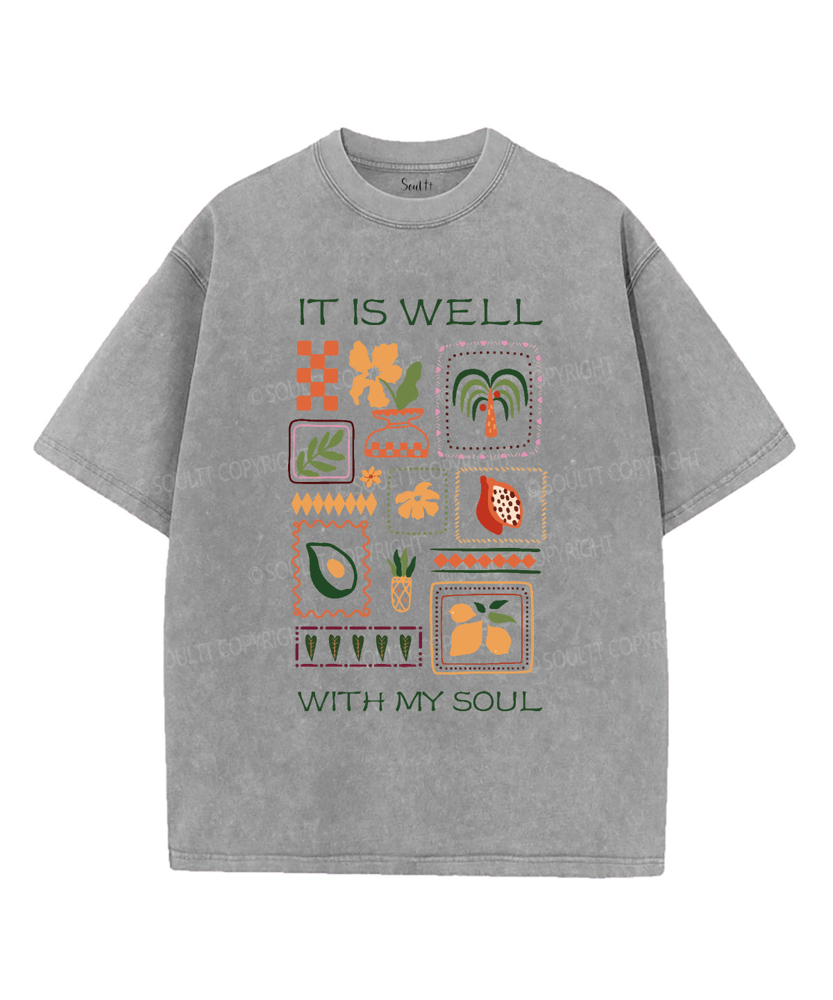 It Is Well With My Soul Washed Christian T-shirt Style027 Hoodie, Sweatshirt | CiraTrend.com (Image 4)