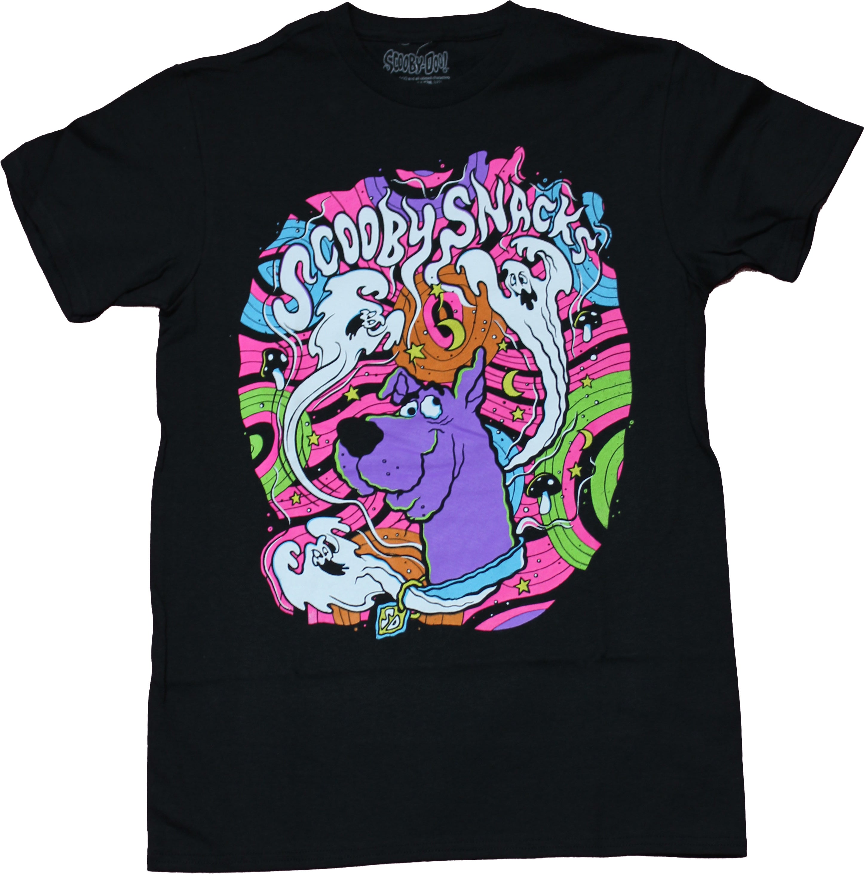 Scooby Doo Mens T-Shirt - Scooby Snacks Trippy Head Shot Image Hoodie, Sweatshirt | CiraTrend.com