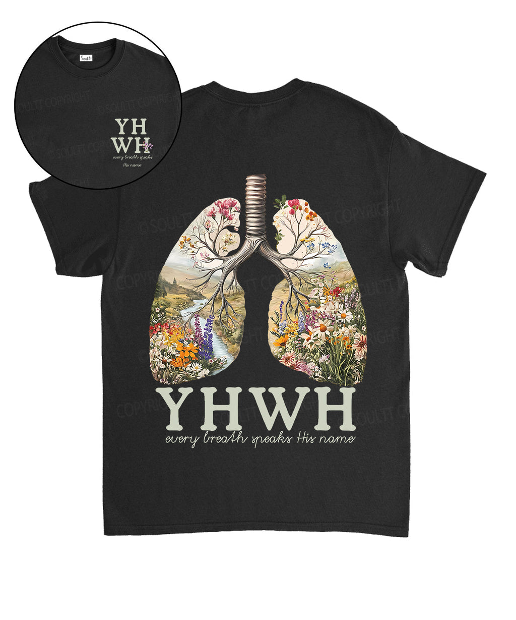 Every Breath Speaks His Name Double Sided Cotton Christian Style002 T-Shirts, Hoodie, Sweatshirt