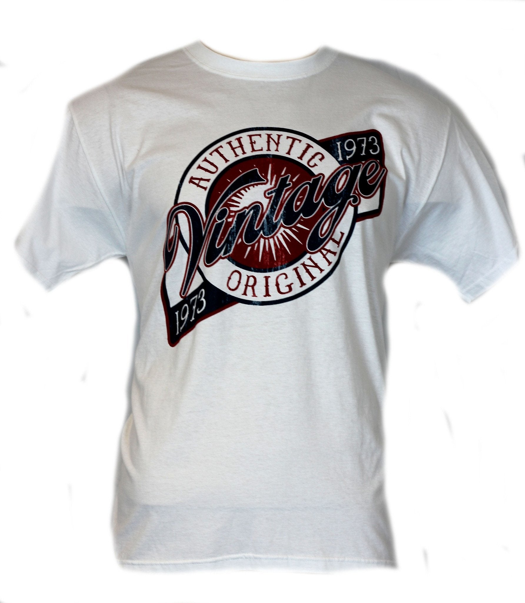 Authentic Vintage  Mens T-Shirt - Birthday 1973 Shirt "Tiltled Vintage Logo Hoodie, Sweatshirt | CiraTrend.com