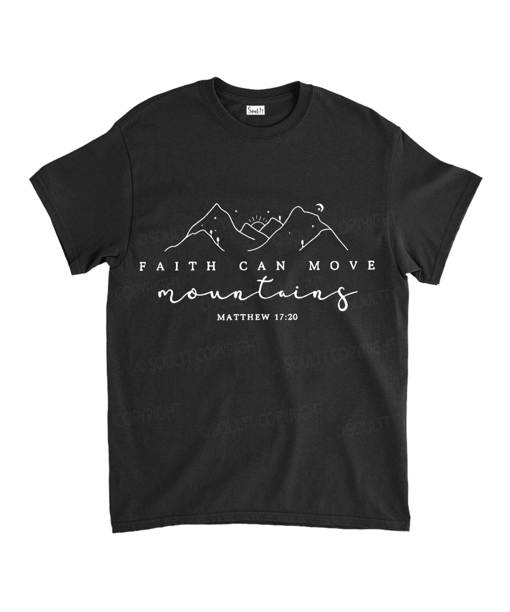 Faith Can Move Montains Unisex Cotton Christian T-Shirt Hoodie, Sweatshirt | CiraTrend.com (Image 3)