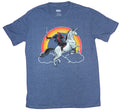 Deadpool Mens T-Shirt - Battle Ready Rainbow Unicorn Ride Image Hoodie, Sweatshirt | CiraTrend.com