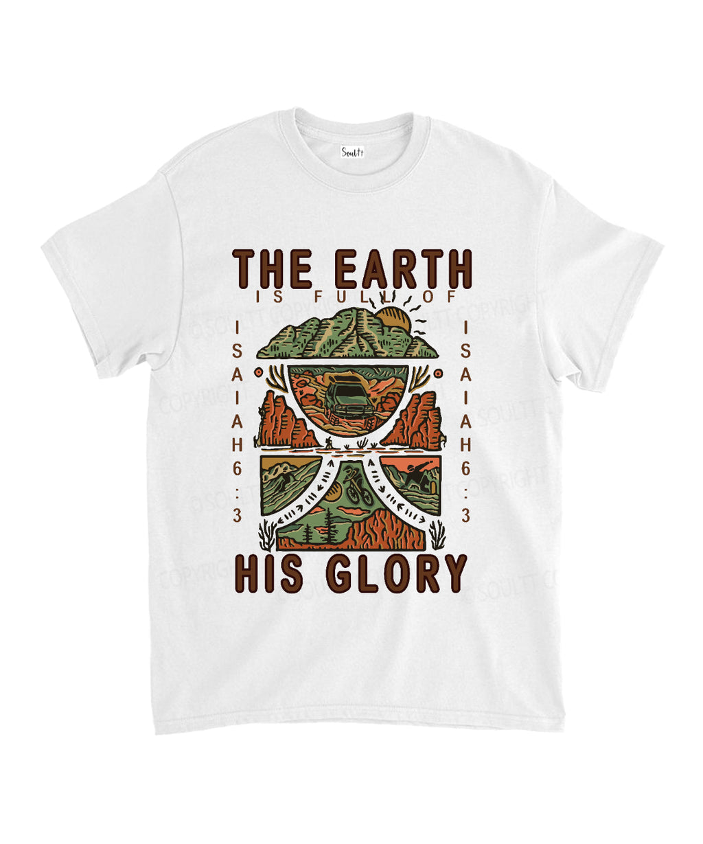 The Earth Is Full Of His Glory Unisex Cotton Christian T-Shirt Style003 Hoodie, Sweatshirt | CiraTrend.com (Image 2)