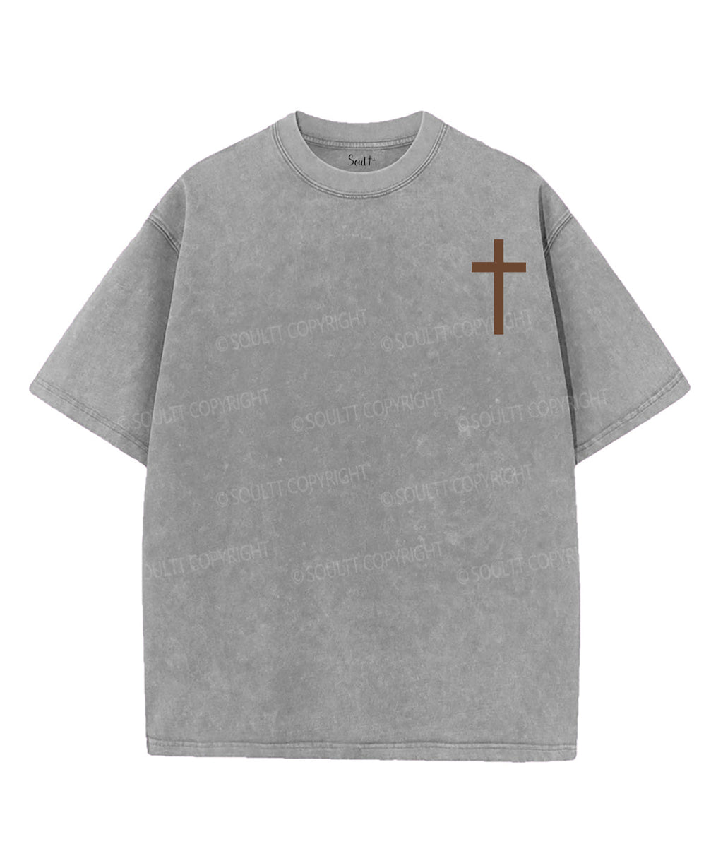 The Lord Is My Shepherd Double Sided Unisex Washed Christian T-shirt Style001 Hoodie, Sweatshirt | CiraTrend.com (Image 4)