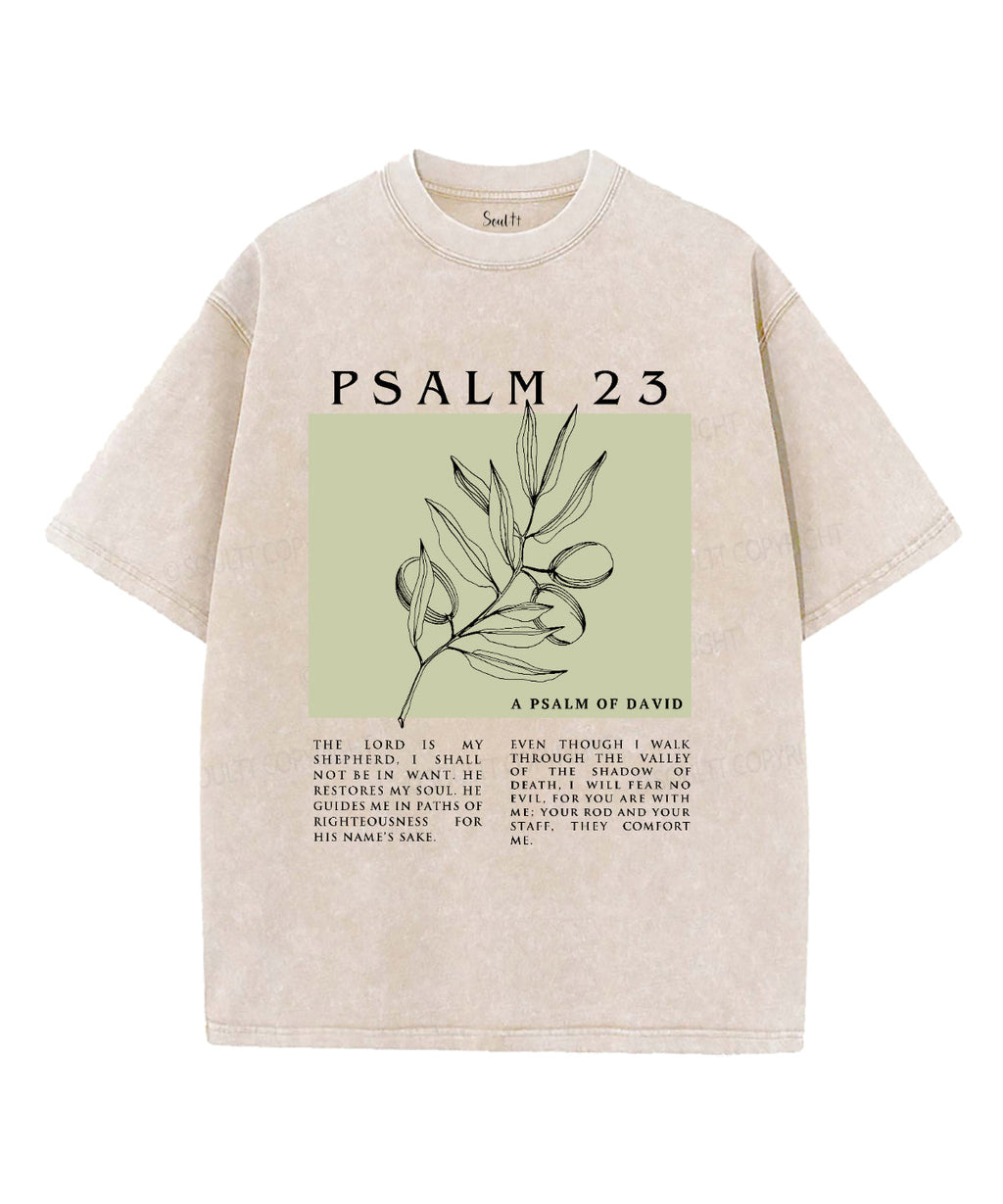 The Lord Id My Shepherd Washed Christian T-shirt Hoodie, Sweatshirt | CiraTrend.com (Image 4)