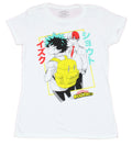 My Hero Academia Mens T-Shirt - Deku Yellow Backpack Todoroki Looks Hoodie, Sweatshirt | CiraTrend.com