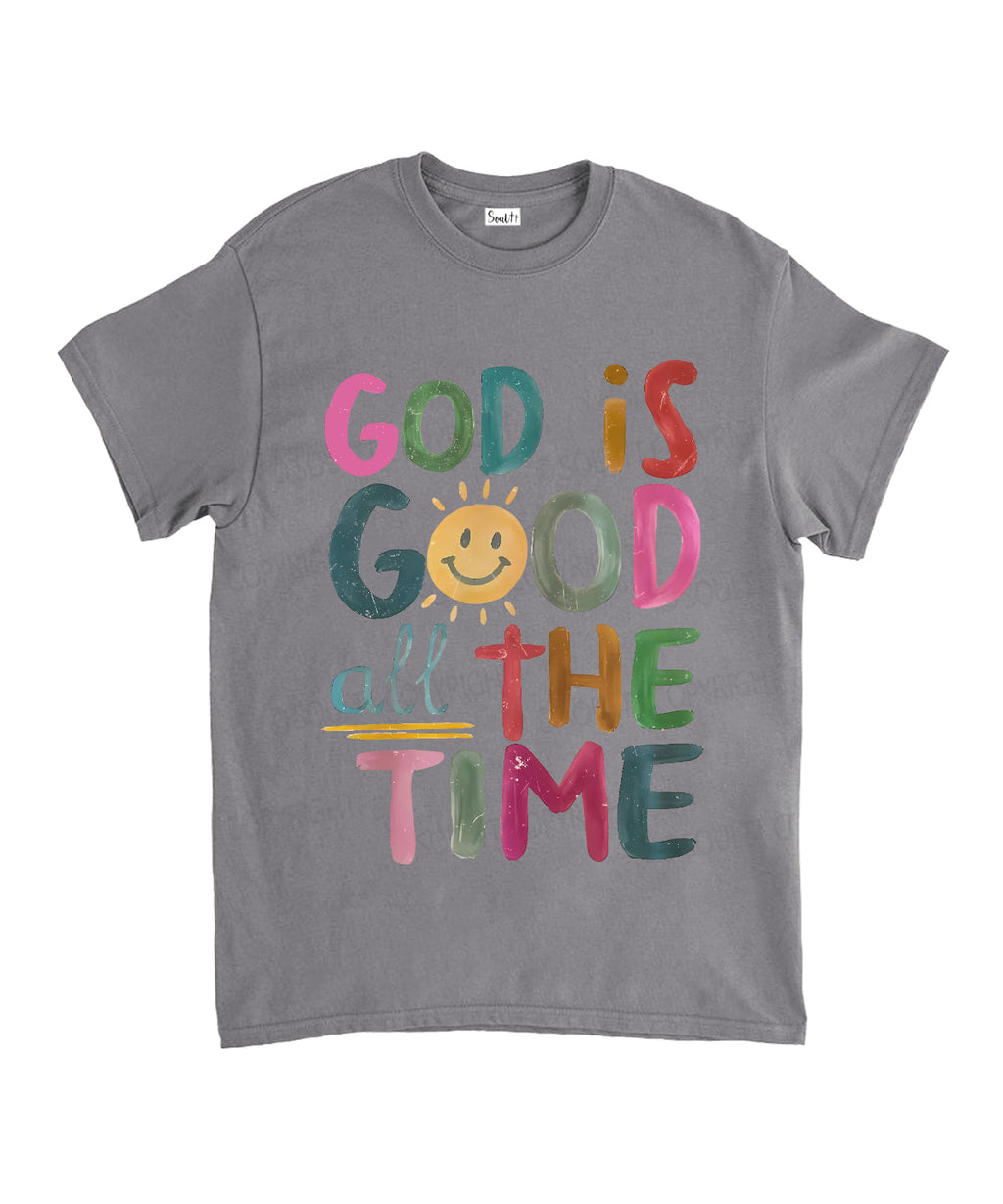 God Is Good All The Time Unisex Cotton Christian T-Shirt Hoodie, Sweatshirt | CiraTrend.com (Image 3)